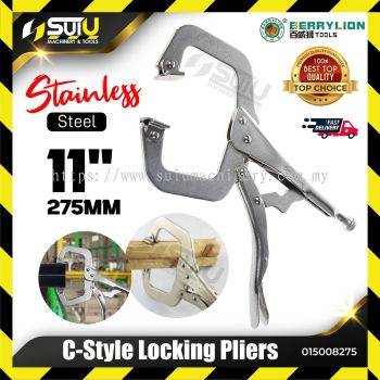 BERRYLION 015008275 11" / 275MM C-Style Locking Pliers