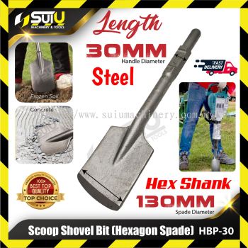 HBP30 / HBP-30 30MM Scoop Shovel Bit (Hexagon Spade)