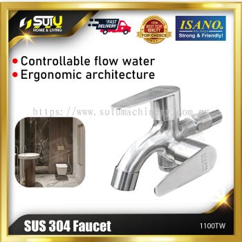 ISANO 1100TW SUS304 Stainless Steel Two Way Water Tap / Basin Tap (Pillar Type)