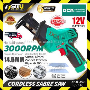 DCA ADJF15 / ADJF15Z 12V 14.5MM Cordless Sabre Saw 3000RPM (SOLO - No Battery & Charger)