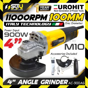 EUROHIT AC-900AG / AC900AG 4" / 100MM Angle Grinder / Pengisar Sudut 900W 11000RPM