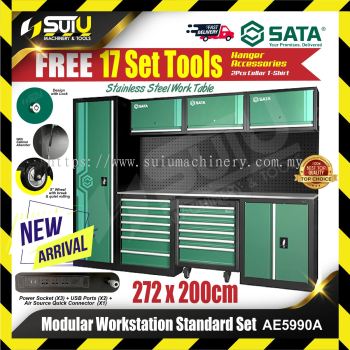 [NEW ARRIVAL] SATA AE5990A Modular Workstation Standard Set FOC 17 Set Tools