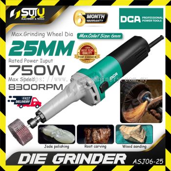 DCA ASJ06-25 Die Grinder / Pengisar Mati Udara 750W 8300RPM