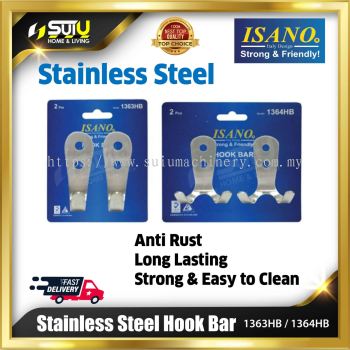 ISANO 1363HB / 1364HB Stainless Steel Hook Bar (Single/Twin)