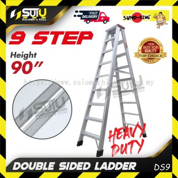 SUMO KING DS9 90" 9 Steps Heavy Duty Double Sided Ladder / Tangga Lipat