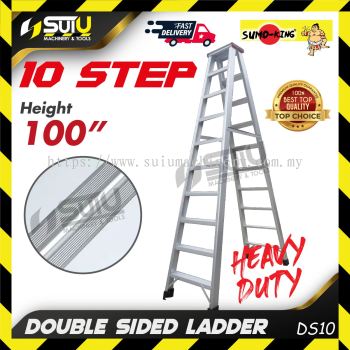 SUMO KING DS10 100" 10 Steps Heavy Duty Double Sided Ladder / Tangga Lipat