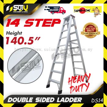 SUMO KING DS14 140.5" 14 Steps Heavy Duty Double Sided Ladder / Tangga Lipat