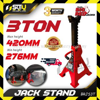 BIGRED BRJS3T 3 Ton Heavy Duty Jack Stand (1 Pair)