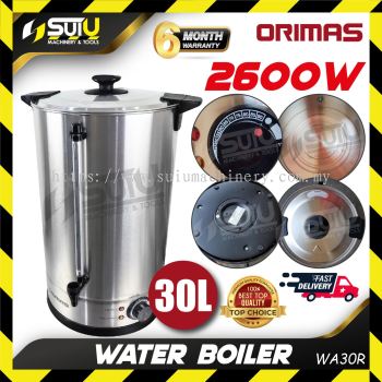 ORIMAS WA30R 30L Commercial Use Heavy Duty Water Boiler / Mesin Pemanas Air 2600W