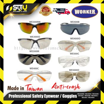 WORKER WE300 / WE400 / WE500 Premium Safety Eyewear / Safety Goggle