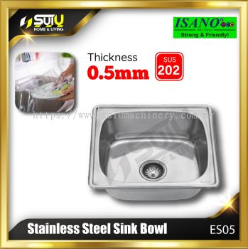 ISANO ES05 Stainless Steel Kitchen Sink Bowl