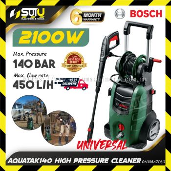 BOSCH 06008A7DL0 / Aquatak 140 140Bar High Pressure Cleaner / Pencuci Tekanan Tinggi / 高压清洗机 2100W