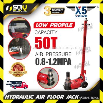 X5 / XFIVE AFJ50T150R2L / AFJ50T2L 50T / 50Ton / 50 Ton Low Profle Hydraulic Air Floor Jack