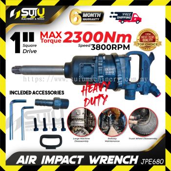 JPE680 1" Air Impact Wrench 2300NM 3800RPM