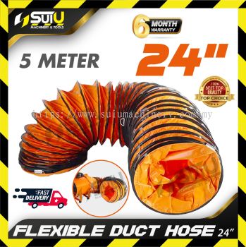 5M 24" Duct Hose / Dust Hose for Ventilation Fan