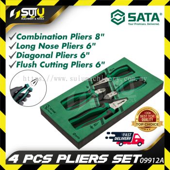 SATA 09912A 4PCS Pliers Set