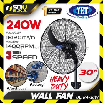 YET ULTRA-30W / ULTRA30W 30" Wall Fan / Kipas Dinding 240W