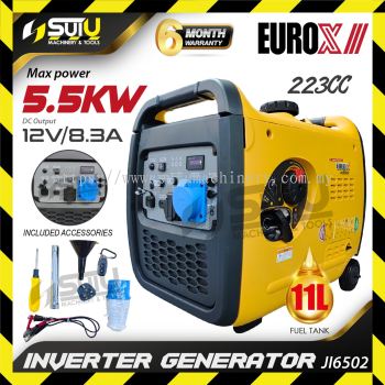 EUROX JI6502 223CC Inverter Generator / Penjana 5.5kW