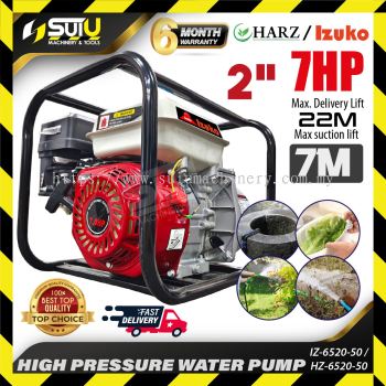 IZUKO IZ-6520-50 / IZ652050 7HP 2" High Pressure Water Pump / Pam Air