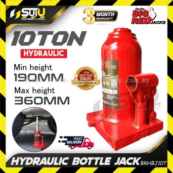 BIGRED BRHBJ10T / TCH91004D 10Ton / 10 Ton Hydraulic Bottle Jack