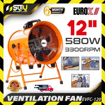 EUROX EVFC-120 / EVFC120 12" / 300MM Ventilation Fan 580W