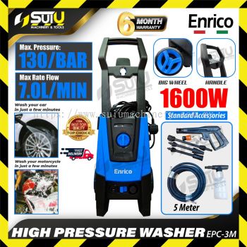 ENRICO EPC-3M / EPC3M 130Bar High Pressure Washer / Cleaner / Pencuci Tekanan Tinggi 1600W