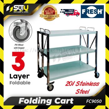 FRESH FC9050 / FC 9050 3 Layer Folding Cart