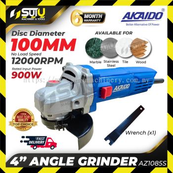 AKAIDO AZ1085S 4" / 100MM Angle Grinder 900W 12000RPM