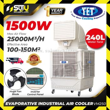 YET VM250 240L Portable Evaporative Air Cooler 1500W