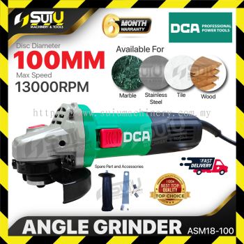 DCA ASM18-100 / ASM18100 4" / 100MM Angle Grinder 860W