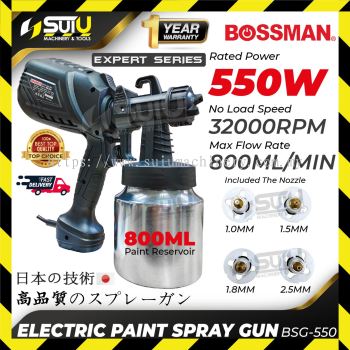 BOSSMAN BSG-550 / BSG550 800ML Electric Paint Spray Gun 550W