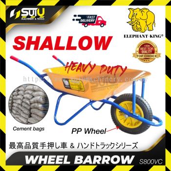 ELEPHANT KING S800VC Heavy Duty Wheel Barrow (Shallow)