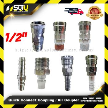 40SM / 40SNT / N40SM / 40PH / 40PM / 40SH / 40SHT 1/2" Quick Connect Coupling / Air Coupler