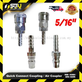 20SH / N20SH / 20PH / N20PH 5/16" Quick Connect Coupling / Air Coupler