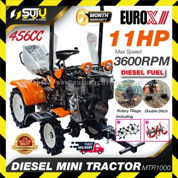 EUROX MTR1000 11HP 456CC Diesel Mini Tractor 7.5kW