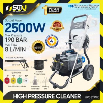 TSUNAMI PUMP HPC8190R 190Bar High Pressure Cleaner / Pressure Washer / Water Jet 2500W