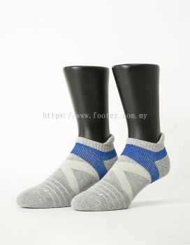 X-Type Dual-Directional Pressure Relief Arch Support Ankle Socks With Thick Cushioning T106L