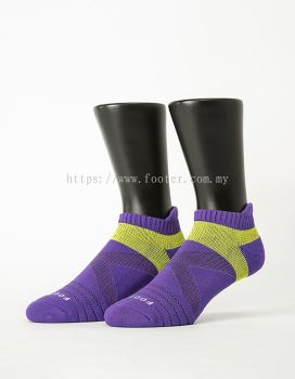 X-Type Dual-Directional Pressure Relief Arch Support Ankle Socks With Thick Cushioning T106L