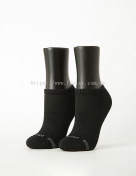 Plain Colour Monochrome Counter Air Cushion Socks T31M