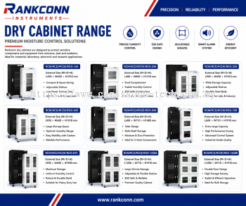 RANKCONN INSTRUMENTS - Dry Cabinet Size Selections
