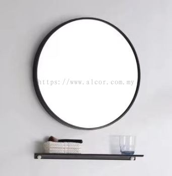Mirror & Shelf Set #MR-J07-50-BL/GD