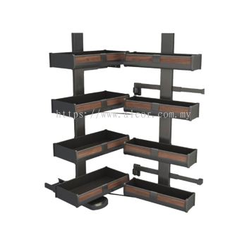 4-Tier Pull Out Basket #BLP-WR44SL-600-AT