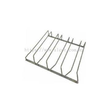 4 Row Glass Holder #GHB-W340-04-ATC