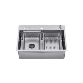 Single Bowl Sink #KS-YN5-SV6847-SS/BL