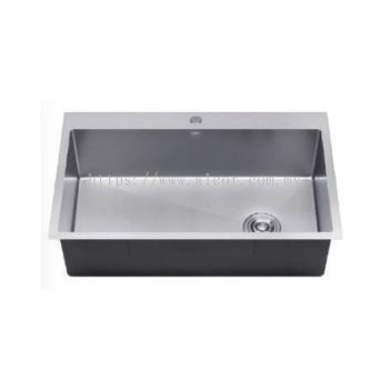 Single Bowl Sink #KS-YN7-SV8050-SS/BL
