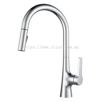 Pillar-Mounted Pull Out Sink Mixer Tap #KS-XK200-KT1