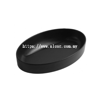 Ceramic Basin - Black (Waste Not Included) #AQ139