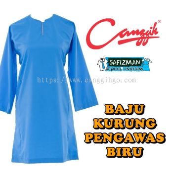 Baju Kurung Pengawas Canggih Biru CP009B