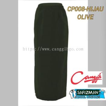 Kain Sekolah Olive Green Hijau Brand Canggih CP008-0LG