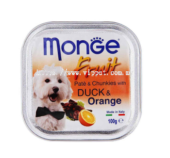 [Monge] Fruit Pate & Chunkies with Duck & Orange 100g